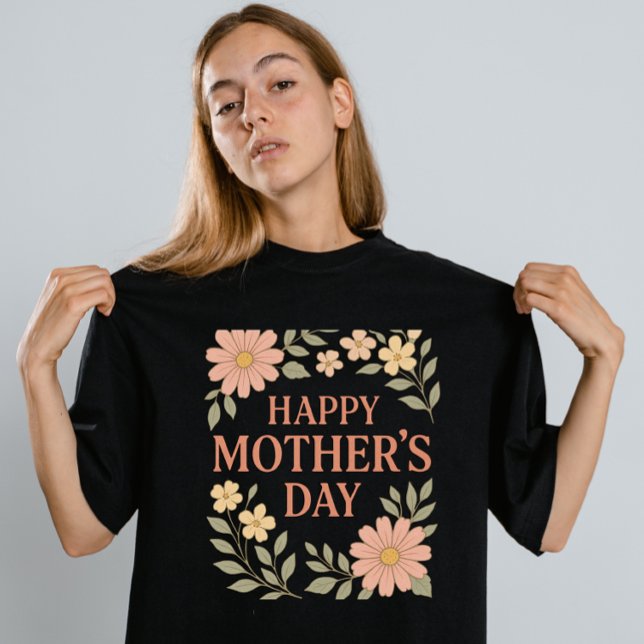 Modern bästa Mamma-skript Mor's Day T-Shirt (Skapare uppladdad)