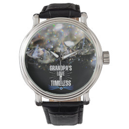 Modern bästa morfar någonsin Diamond Keepsakie Sim Armbandsur