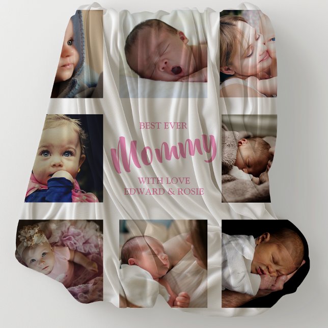 Modern Bästa någonsin-fotosamling i Mamma Fleecefilt (Skapare uppladdad)