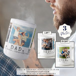 Modern BÄSTA PAPPA EVER 3 Foton Personlig Kaffemugg<br><div class="desc">Modern BÄSTA PAPPA EVER 3 Foton Personlig Kaffe Mugg. Skapa en personlig, anpassningsbar kaffe mugg för ett far med 3 bilder, anpassningsbarnas namn och/eller meddelande i ditt val av teckensnitt stilar och färg. Exemplet visas med titeln BEST. PAPPA. NÅGONSIN I grått-klassisk typografi. Gör en perfekt gåva till Pappa för hans...</div>