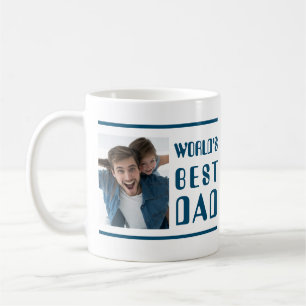 Modern bästa Pappa-foto Kaffemugg