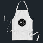 Modern BÄSTA PAPPA NÅGON Trendig Fars dag Förkläde<br><div class="desc">Retro coola personlig "BEST PAPPA EVER" bq apron i en logotyp-stil-typografi med pappa namn och det år då han blev far. Underbar gåva till Fars dag eller en unik födelsedagspresent till pappa som kärlek till barbeque eller grill.</div>