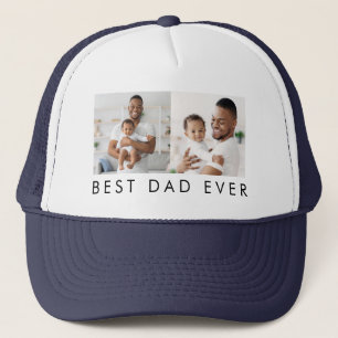 Modern Bästa Pappa Någonsin 2 Foto Keps