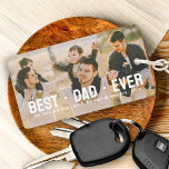 Modern bästa Pappa någonsin, 3-fotokollage Anpassn<br><div class="desc">Den moderna bästa Pappa någonsin 3-Anpassningsbarna för fotokollage Hearts-.</div>