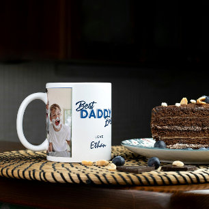 Modern Bästa pappa någonsin Foto Fars dag Kaffemugg