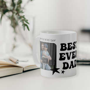 Modern Bästa Pappa Någonsin   Fotokollage Kaffemugg
