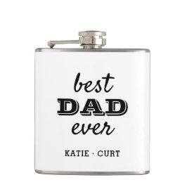 Modern bästa Pappa någonsin fyra foto Fickplunta