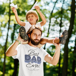 Modern Bästa Pappa någonsin T-Shirt