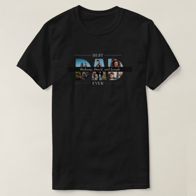 Modern bästa Pappa någonsin T Shirt (Design framsida)
