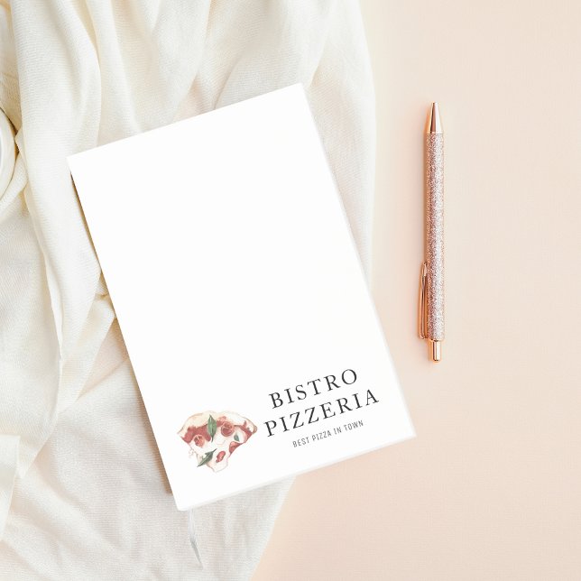 Modern bästa pizza i egen Professionell Post-it Block (Skapare uppladdad)