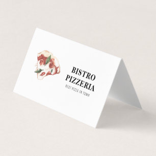 Modern bästa pizza i egen Professionell Visitkort