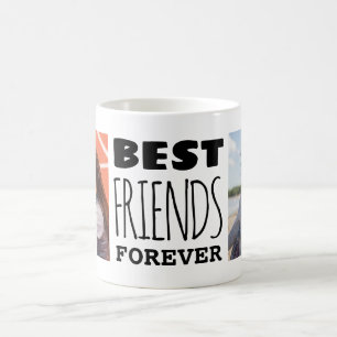Modern bästa vän för fet typografi kaffemugg