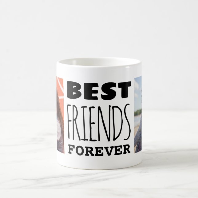 Modern bästa vän för fet typografi kaffemugg (Center)