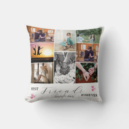 Modern bästa vänner 4-någonsin 6 fotokollage kudde