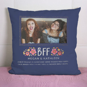 Modern bästa vänner, BFF-foto Kudde