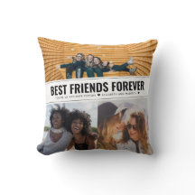 Modern bästa vänner för BFF 3-fotokollage