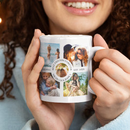 Modern Bästa Vänner För Evigt Fotokollage | Bästa Kaffemugg
