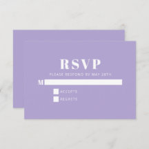 Modern Bat mitzvah Lavender-Lila med minimalistisk