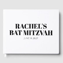 Modern Bat mitzvah svartvitt-Personlig