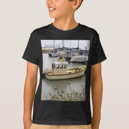 Modern båt traditionell stil t shirt