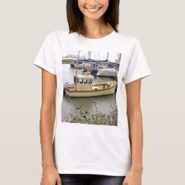 Modern båt traditionell stil t-shirt