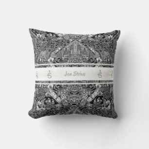 Modern BATIK-mönster Kudde