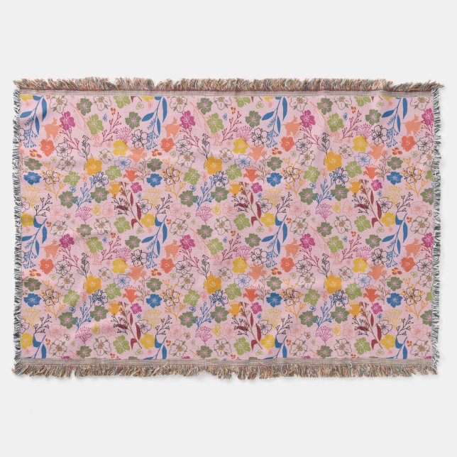 Modern Batik Rosskugga Filt (Framsidan)