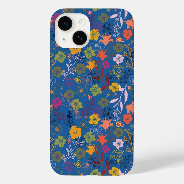 Modern Batik Victoria Blå (Baksida)