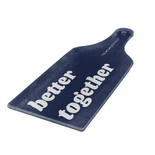 Modern bättre tillsammans Mörk blått charcuterie