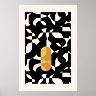 Modern Bauhaus Abstrakt Art Poster