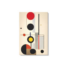 Modern Bauhaus Geometric Abstrakt Art