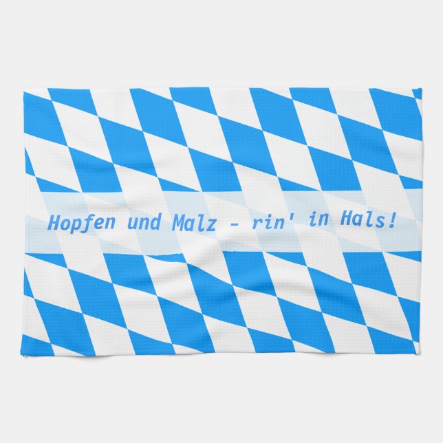 Modern bayersk grafik kökshandduk (Horisontell)