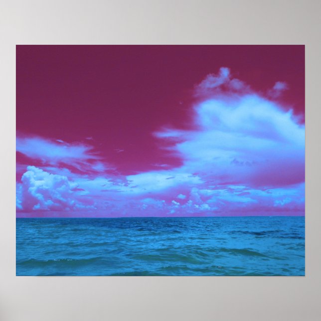 Modern Beach Art 5 Poster (Framsidan)