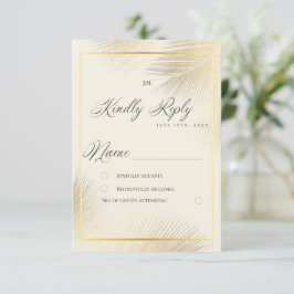 Modern Beach Coastal Frame Wedding   OSA Kort