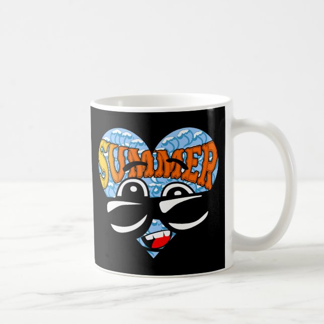 Modern Beach Sunglasses Kaffemugg (Höger)