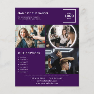 Modern Beauty Branding Design for Professionals Flygblad