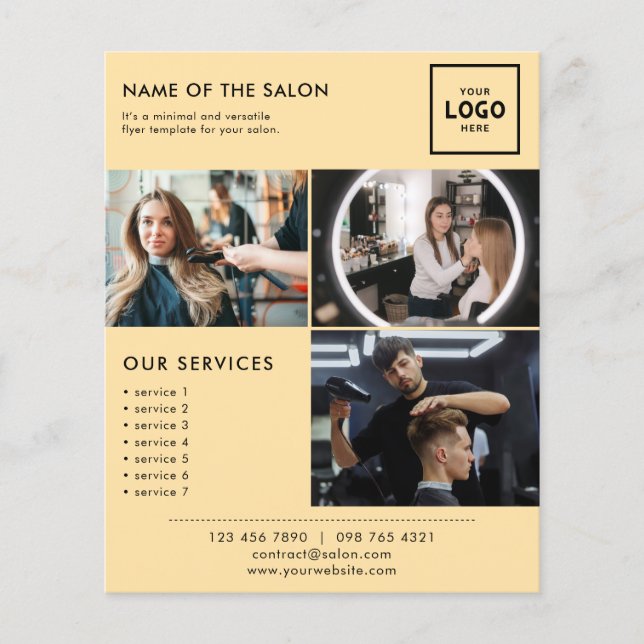 Modern Beauty Branding Design for Professionals Flygblad (Framsidan)