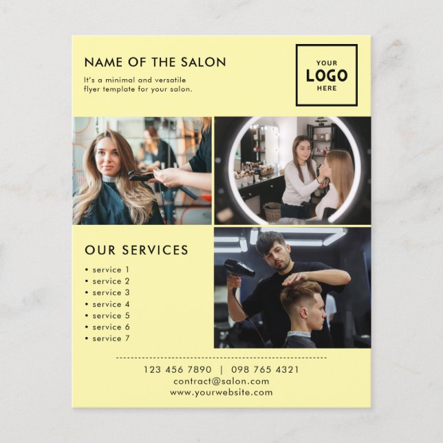 Modern Beauty Branding Design for Professionals Flygblad (Framsidan)