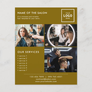 Modern Beauty Branding Design for Professionals Flygblad