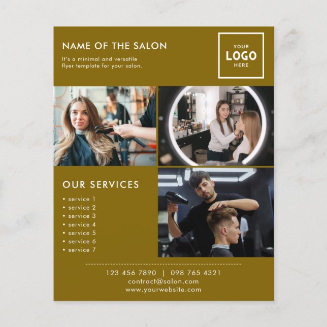 Modern Beauty Branding Design for Professionals Flygblad (Framsidan)