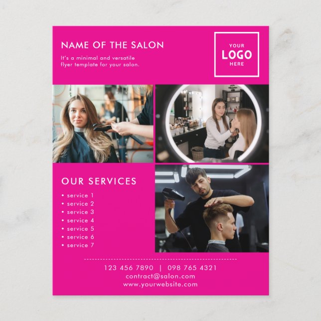 Modern Beauty Branding Design for Professionals Flygblad (Framsidan)