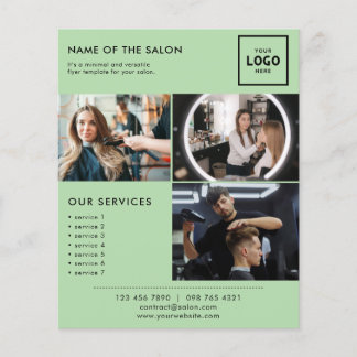 Modern Beauty Branding Design for Professionals Flygblad