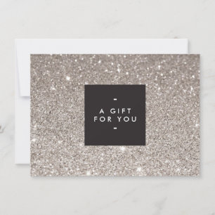 Modern Beauty Gift-kort i Silver