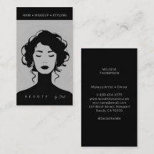 Modern Beauty Makeup Hair Nagel Black Benvit