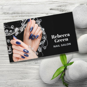 Modern Beauty Manicurist Nail Artist Nail Salon Visitkort