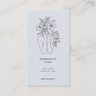 Modern Beauty Studio Hair Stylist Visitkort