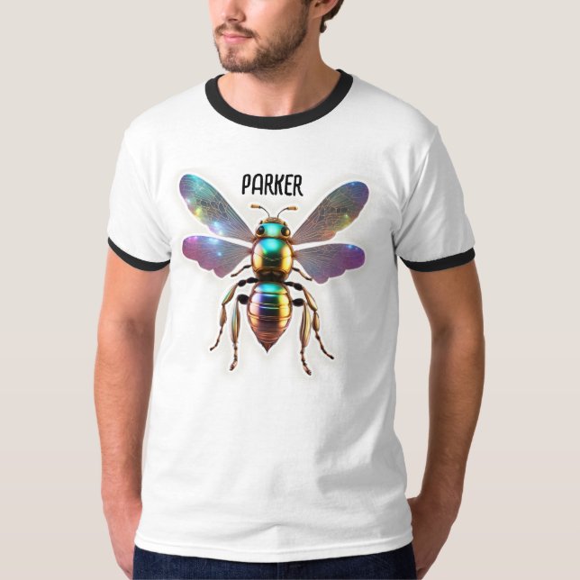Modern Bee T Shirt (Framsida)