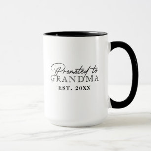 Modern befordrad till Grandma Gift Mugg