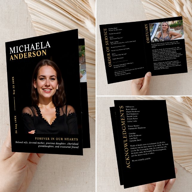 Modern begravning/minnesmärke/Firande i livet Program (Skapare uppladdad)