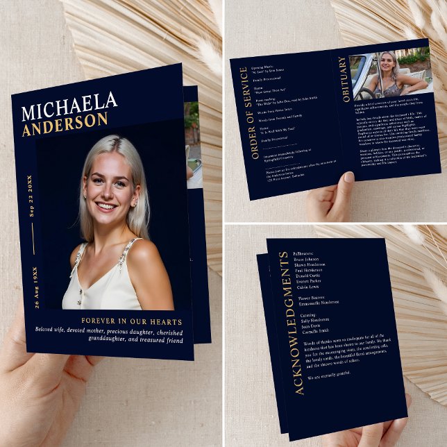 Modern Begravning / Minnesstund / Firande av Livet Program (Skapare uppladdad)